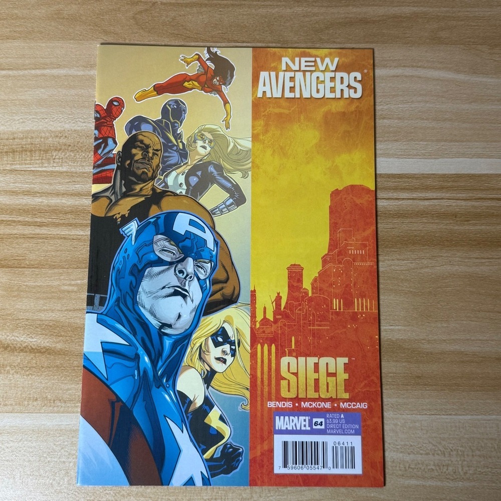 New Avengers Siege #64 Marvel Comic Book Bendis McKone McCaig 2010